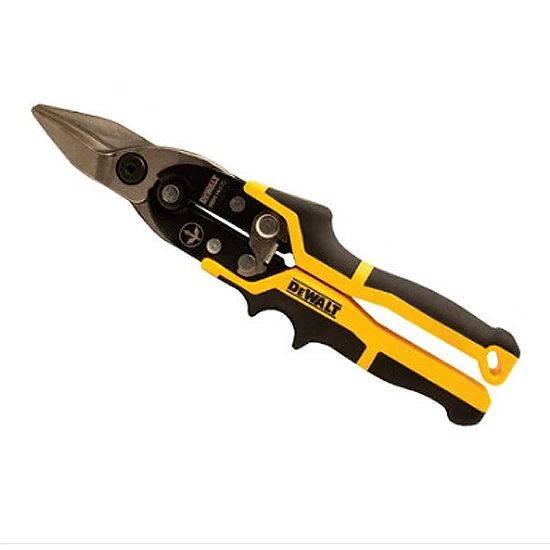 DWHT14675 DeWalt ERGO Straight Cut Aviation STEEL TIN Snip