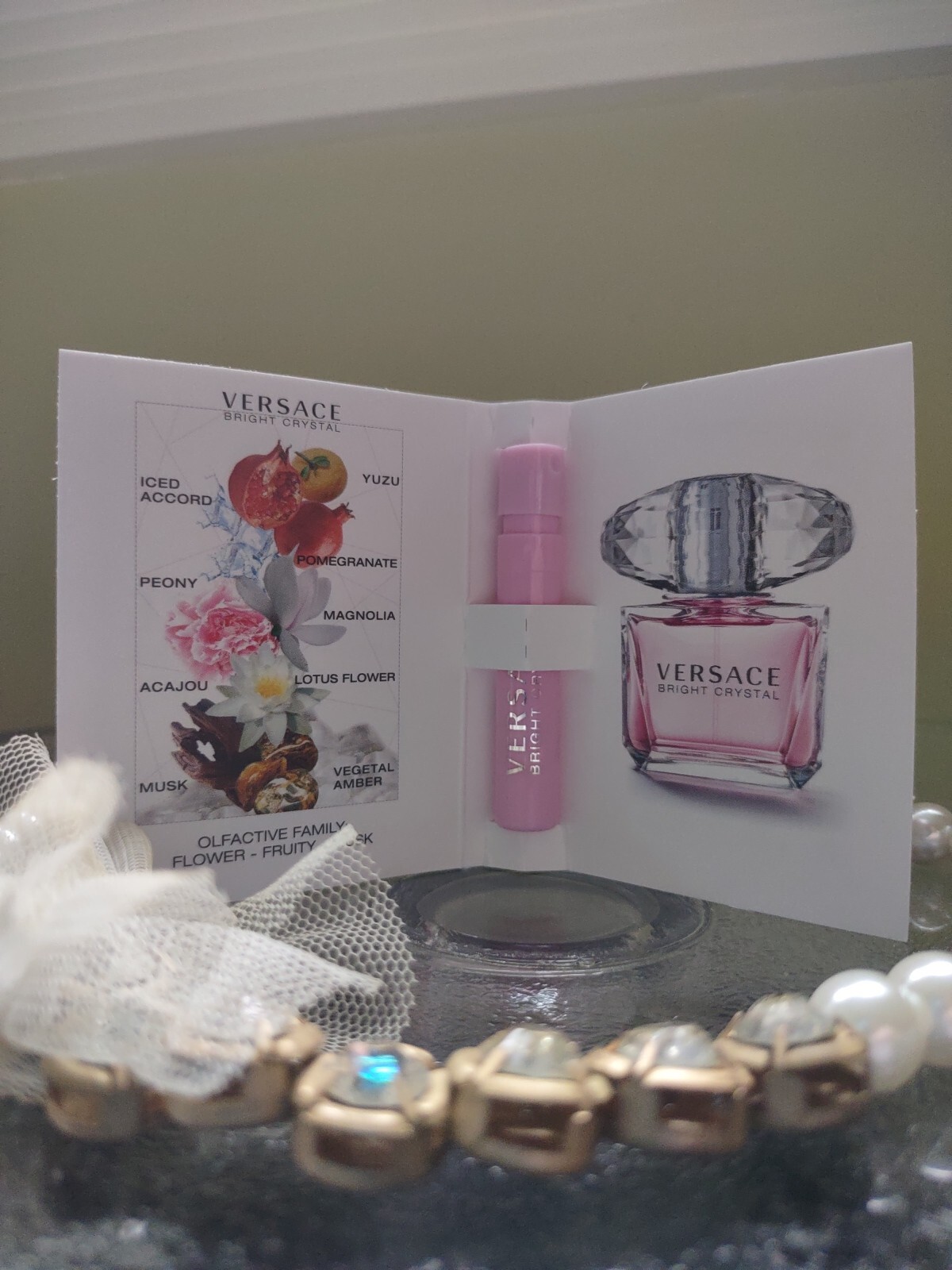 Versace Bright Crystal Women’s Perfume Sample. FREE SHIPPING! eBay