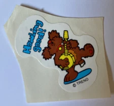 Vintage 1980’s Trend scratch and sniff sticker “Howling Good”