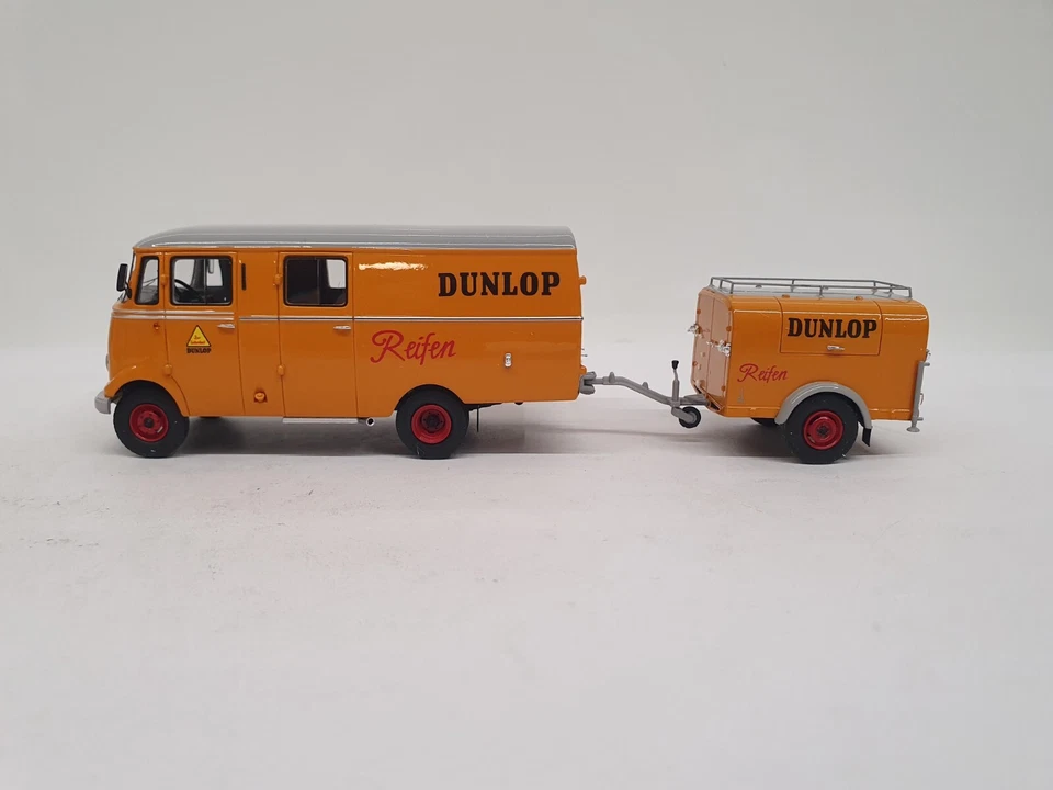 1/43 SUPER RARO MERCEDES-BENZ L319 CAJA DUNLOP CON COLGANTE 1961 NEO 96805 Foto 2 de 4