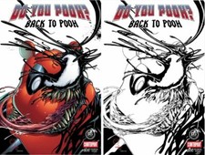 Do You Pooh 1 shot "Back to pooh" variant A Deadpool funny color 150/B&W 50 comic cover