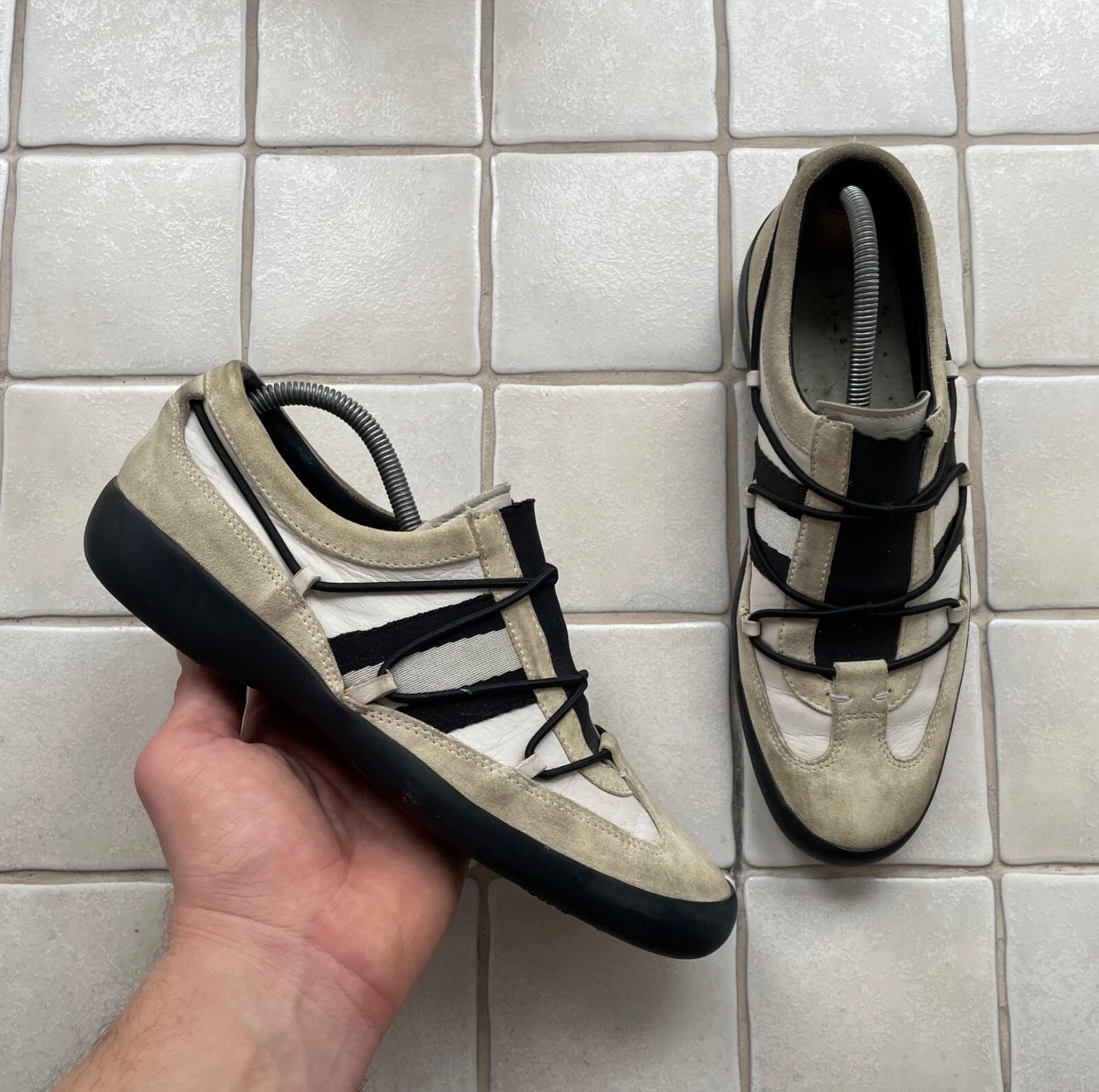 Baskets baskets en cuir daim Gucci
