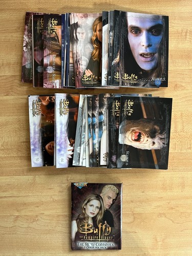 2003 Ikon Buffy The Vampire Slayer Season 5 & 6 Complete 81 Card Set w/Wrapper - Picture 1 of 3