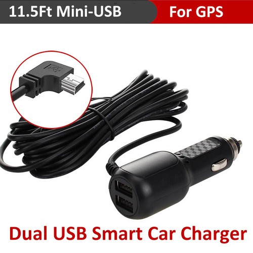 USB power cord car charger for GARMIN Dezl 760lmt 770lmthd 560 570 580 truck GPS - Picture 4 of 12