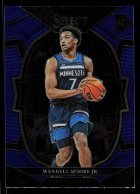 2023 SELECT PRIZM RC WENDELL MOORE JR #73 CONCOURSE BASKETBALL  TIMBER WOLVES