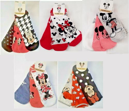ladies disney trainer socks