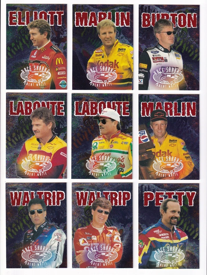 1997 Race Sharks GREAT WHITE PARALLEL #32 Richard Childress--ONE CARD ONLY! - Image 2 of 4