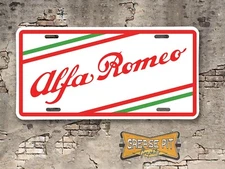 Alfa Romeo Dealer Booster Aluminum License Plate Insert