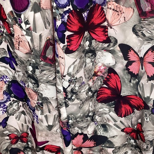 Ted Baker Pink Butterfly Pattern Elasticated Lounge Trousers UK 12 - Picture 4 of 4