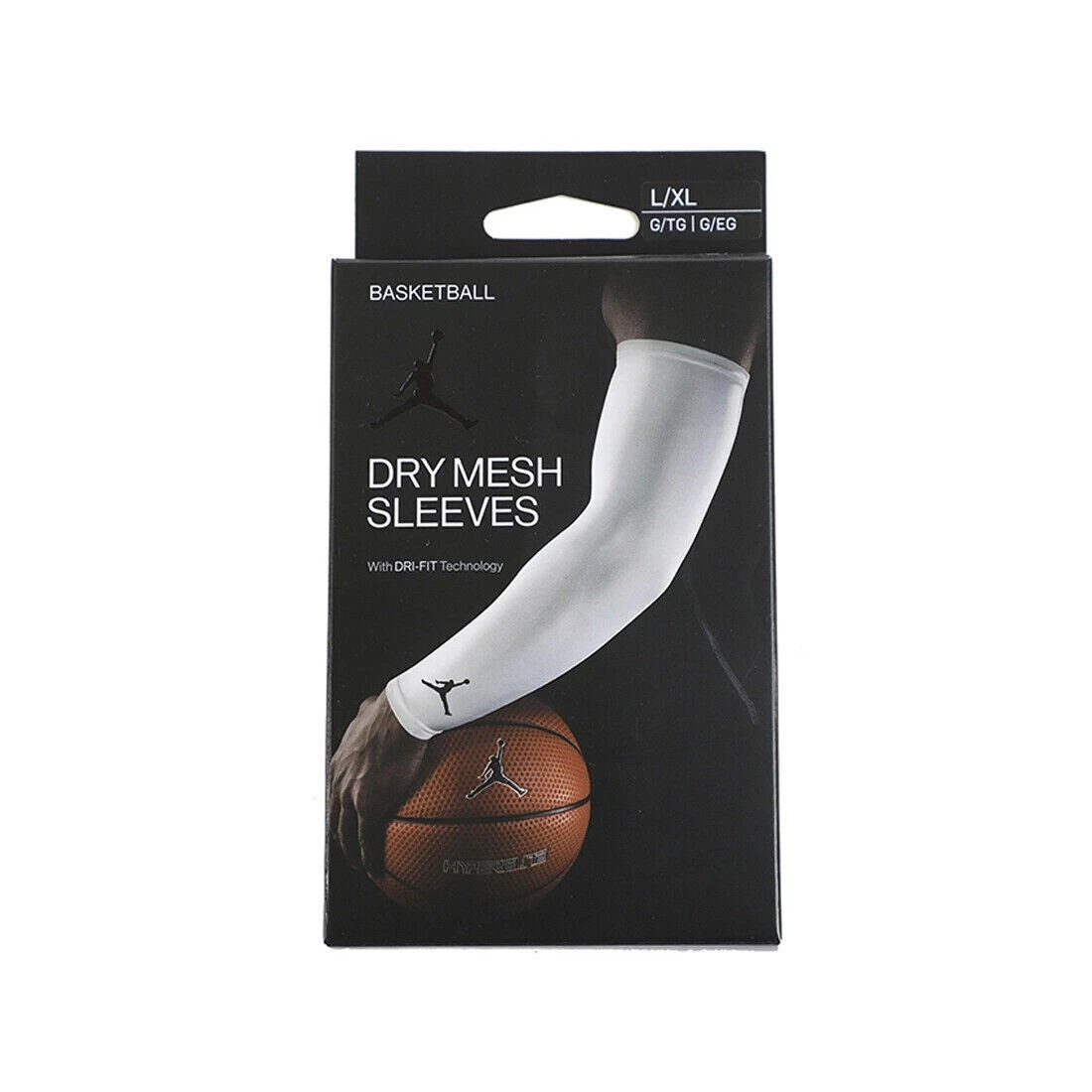  NIKE Jordan Basketball Arm Shooter Sleeve (Black/White, S/M) :  Sports & Outdoors