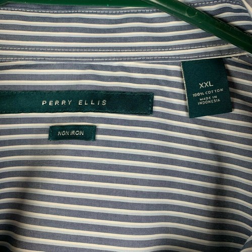 Perry Ellis Mens Non Iron XXL Long Sleeve Button Front Shirt - Picture 2 of 4