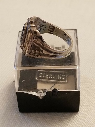 Vintage Philmont Ranch Scout Ring BSA Sterling Silver Original Box Size 9 - Picture 3 of 10