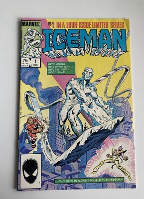 Iceman #1 Limited Series (Comic Book, 1984, Marvel Comics) X-Men Hellfire