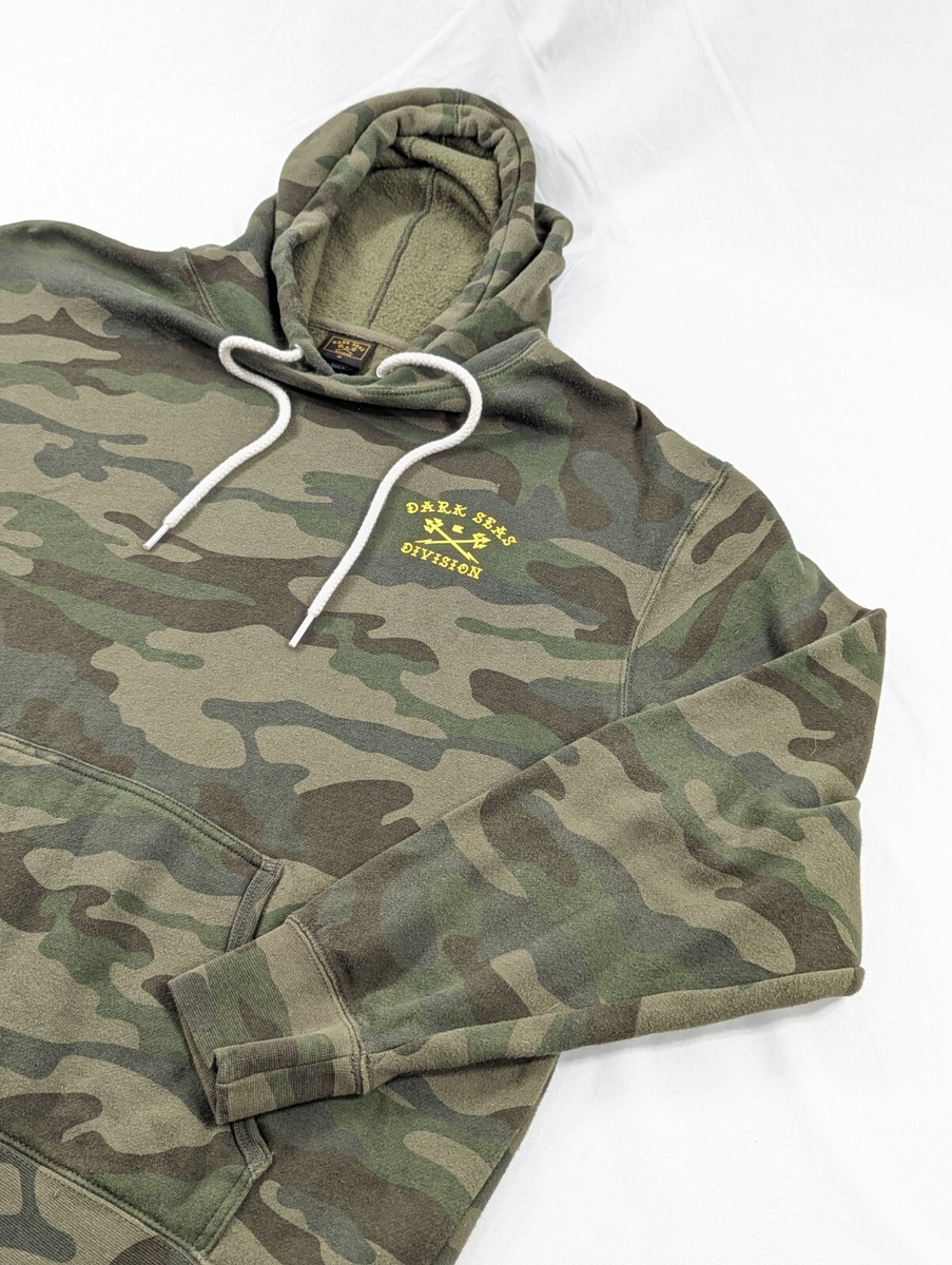 Dark Seas Division Hoodie Medium Camo 