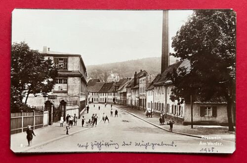 Foto AK ROSSWEIN 1925 Am Werder mit Kindern ( 119067
