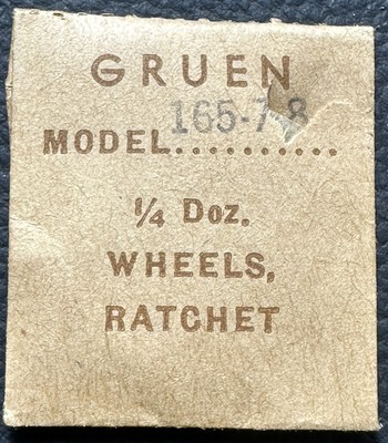 GENUINE GRUEN EB415 CAL165-7-9 1/4 DOZEN RATCHET WHEEL WATCH REPAIR WP5