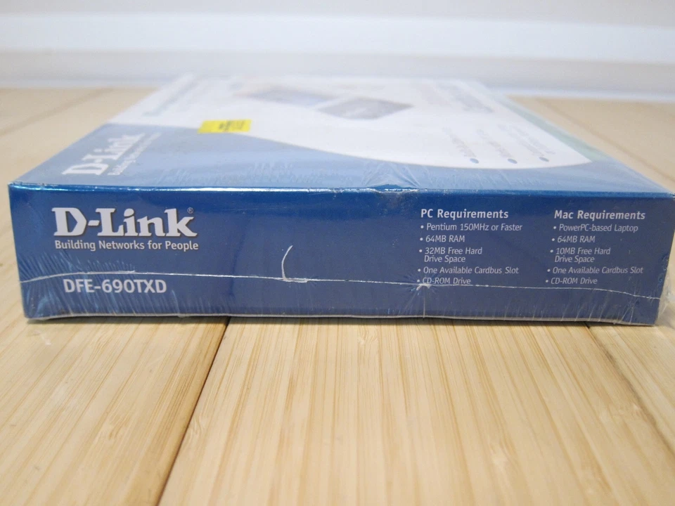 Brand New D-Link CardBus Adapter 10/100 Fast Ethernet PC Card DFE-690TXD 32 Bit - Image 3 of 4