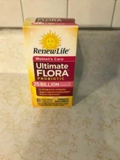 ReNew Life Women's Care Probiotic - 25 Billion CFU - 60 Count - Exp 5/26+