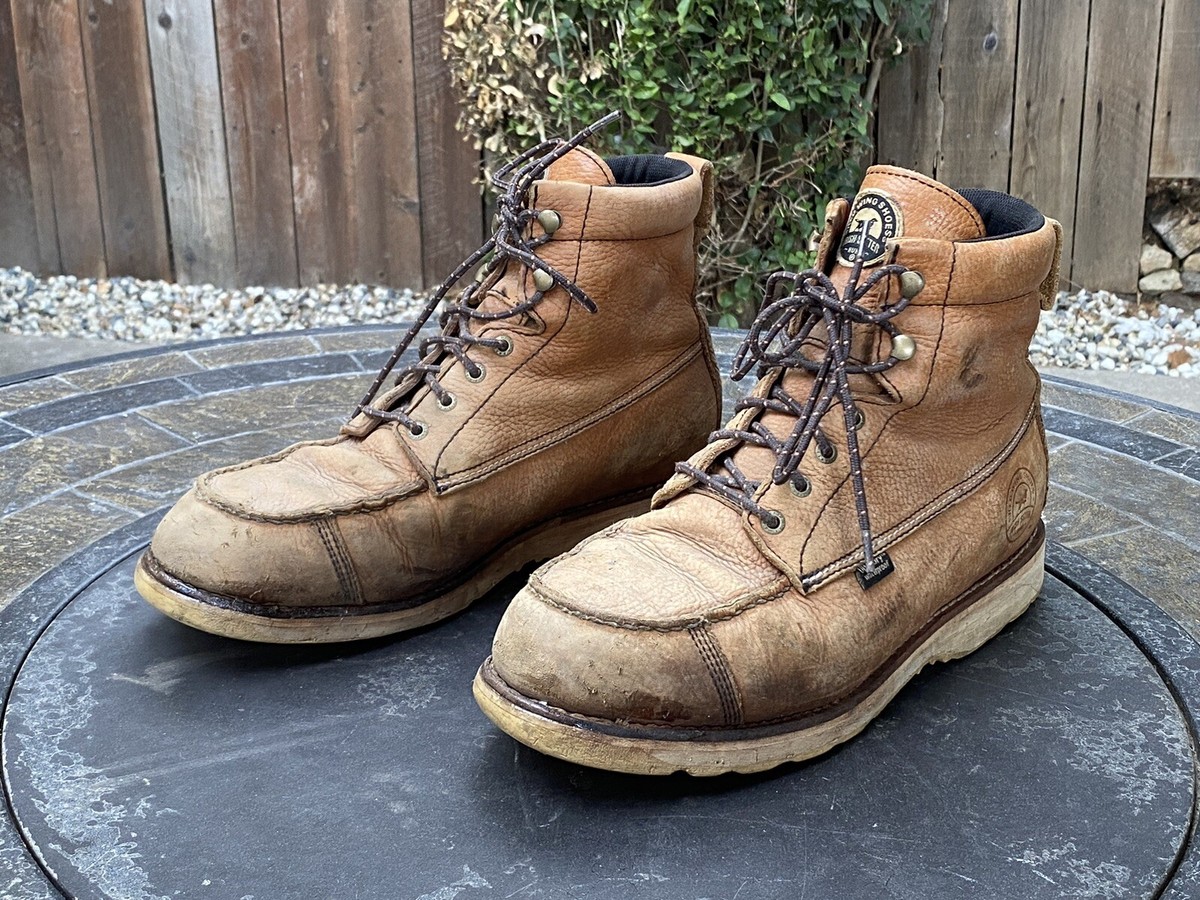 Red Wing Irish Setter 838 Wingshooter Moc Toe Distressed  display picture 1