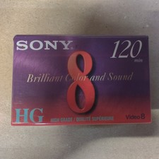 Sony Video 8 P6 120MP Camcorder Video Tape 8mm 120 min BRAND NEW IN PLASTIC