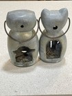 Vintage Cast Metal LANTERN Candle Mid Century Modern Retro Estate Cat Owl MCM — photo 3