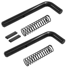 2 Pack Black 819T Trailer Gate Pin Latch Repair Kit Replacement, Heavy Duty Dump
