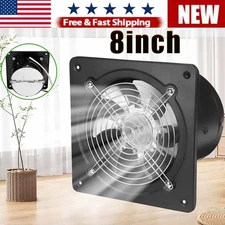 8inch Exhaust Fan 60W 110V Through wall installation Ventilation Fan 110V Exha