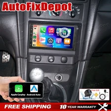 Android 15 Auto Apple Carplay Stereo Radio For 2001-2004 Ford Mustang Great GPS