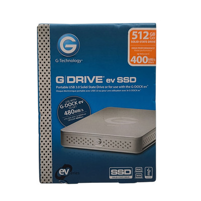 G-Technology ev G-DRIVE SSD Evolution Series USB 3.0 External SSD 512GB(0G03099)