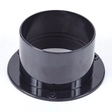 Straight Pipe Flange Connection Round Shape 75mm Air-Ducting Connection