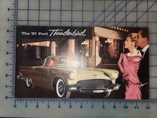 1957 Thunderbird Brochure Folder Original 1957 Thunderbird Brochure Folder Original