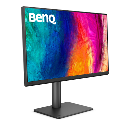 Nero Mon 27Ips Benq 2K Designvue Hdmi Dp Pd2706qn Pivot Reg Altezz Usbc - Immagine 2