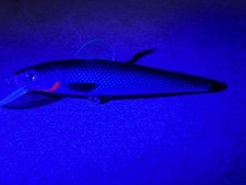 4” Custom Painted Foiled  jerkbait lure ***UV Enhanced***