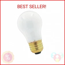 Seneca River Trading Universal Frosted Appliance Light Bulb, 40 Watt Incandescen