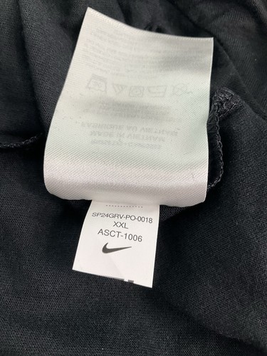 NIKE Black w/ White Swoosh Tee. Size XXL. #SP24GRV. Orig. $33. Size XXL. NEW. - Picture 6 of 8