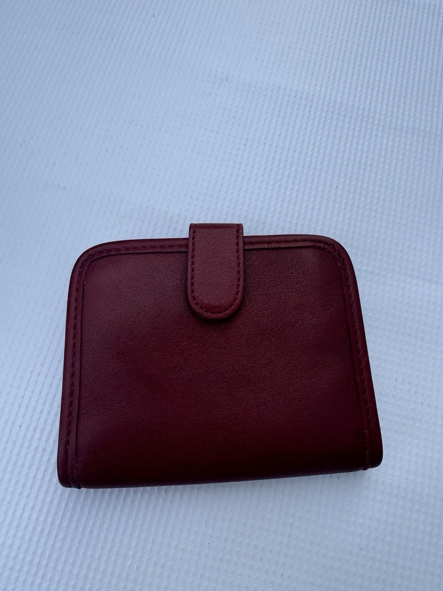 Rare Vintage Coach Leather Snap Bifold Wallet Removable Photo