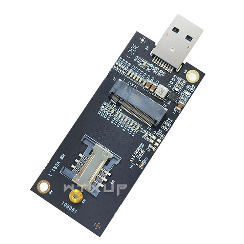NGFF toUSB adapter with SIM card key slot B adapter card for ngff M.2 LTE module - Picture 3 of 6