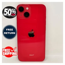 Apple iPhone 14 Unlocked - 128GB/256GB/512GB - Verizon, Yellow, (RED) - 5G