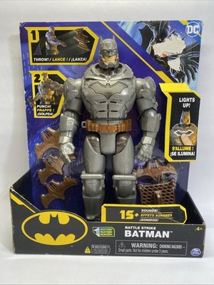 Batman Toy, First Edition, NEW, 20 plus sounds and actions Battle Strike