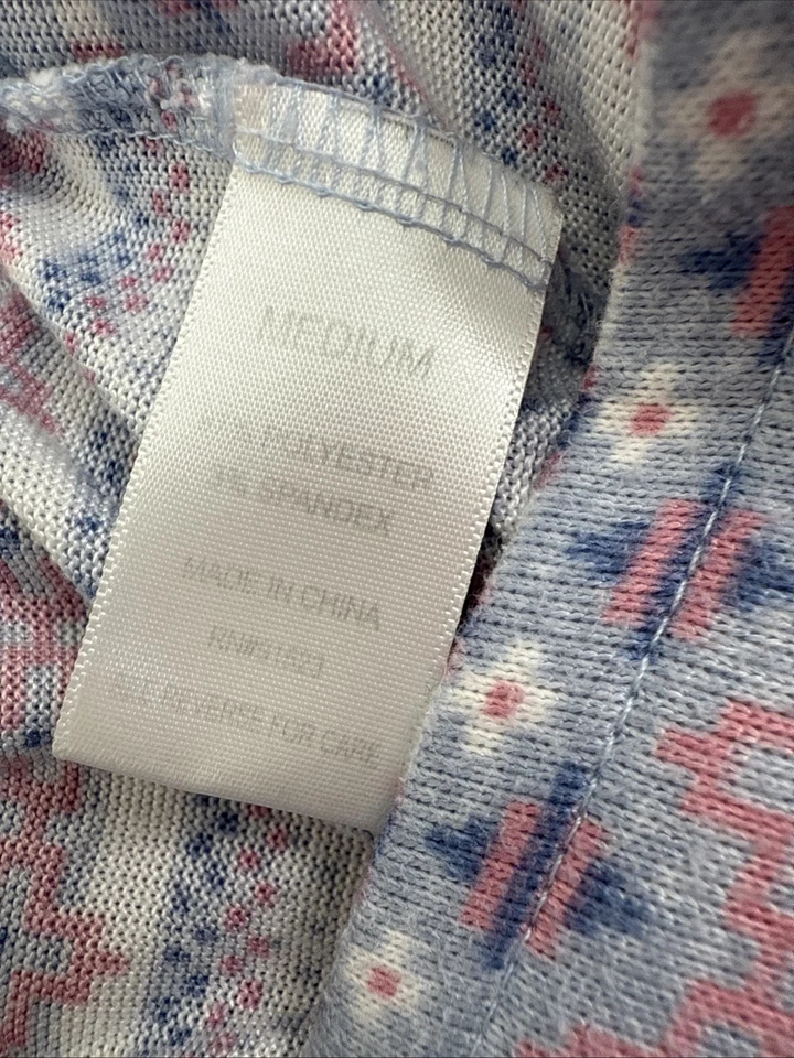 Pantalones de salón geométricos Pastel Heat para mujer M bolsillos elásticos suaves Foto 4 de 4