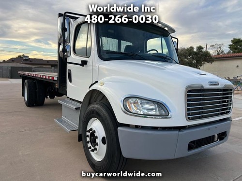 2015 Freightliner M2 106 20 FT FLATBED SUPER LOW MILES CUMMINS 6.7
