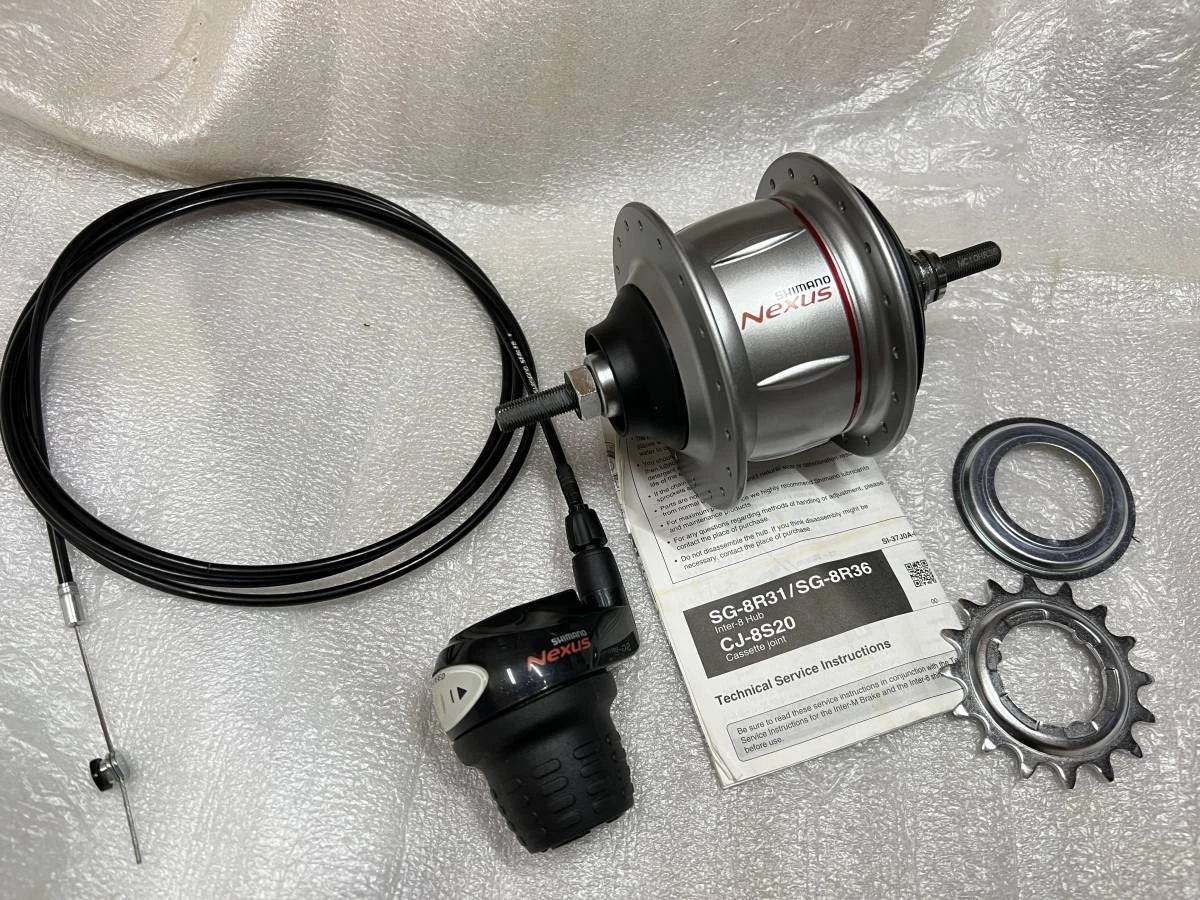 Brand new Shimano Nexus SG-8R36 internal 8-speed rear hub, 36h