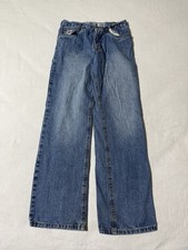 Cinch White Label Western Cowboy Blue Jeans Medium Wash Bootcut Boy s size 16R