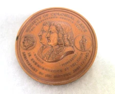 Society Of Colonial Wars 150th Anniversary Of The Capture Of Louisbourg Medal