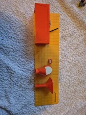 Brio 3 Piece Bathroom Suite, Yellow Tiles And Orange Fixtures