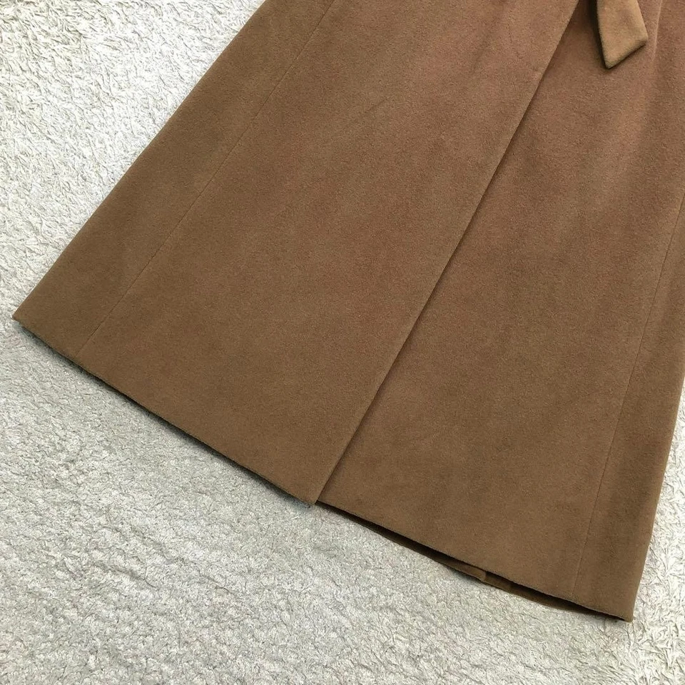 Abrigo Burberrys Vintage Balmacaan Mezcla Angora Cinturón Sombra Cuadros Marrón 40 Foto 4 de 4