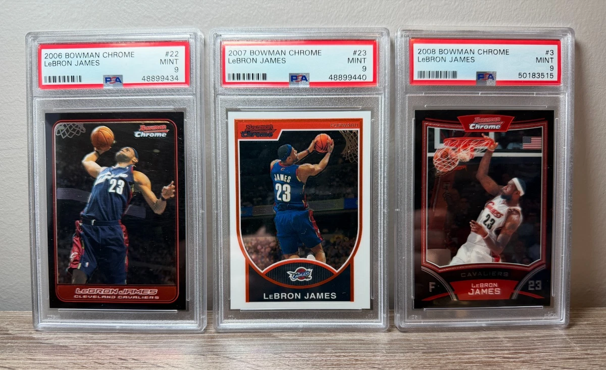 Bowman LeBron James Basketball Sports Trading Cards & Accessories