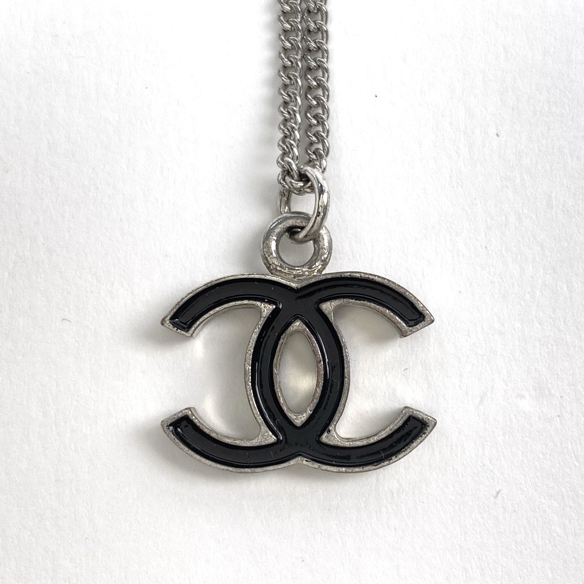 ヴィンテージシャネル CCロゴ チャーム CHANEL CC Logo Chain Necklace Pendant GHW Gold France Vintage