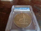 1876-CC Trade Dollar * Circulated * Carson City ICG VG08 Details - scratched