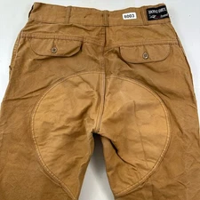 VTG Red Head Bone Dry Double Knee Pants Men 32x30 High Rise Made USA RRL Style